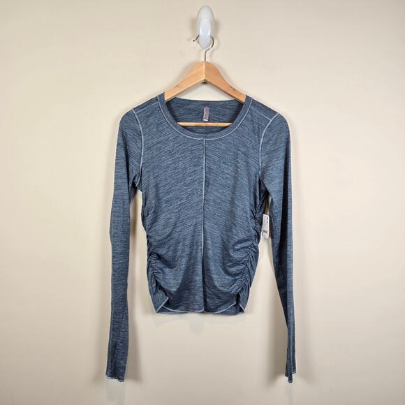 Free People Movement Womens Size S Right On Run Long Sleeve Layer Tee Shirt - Picture 1 of 3